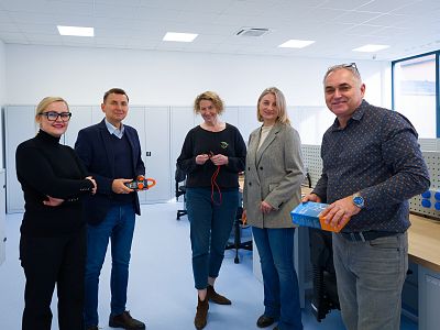 Zespół zarządzający w BCU w Lęborku sprawdza gotowość do startu szkoleń.