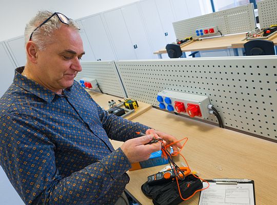 Zespół zarządzający w BCU w Lęborku sprawdza gotowość do startu szkoleń.